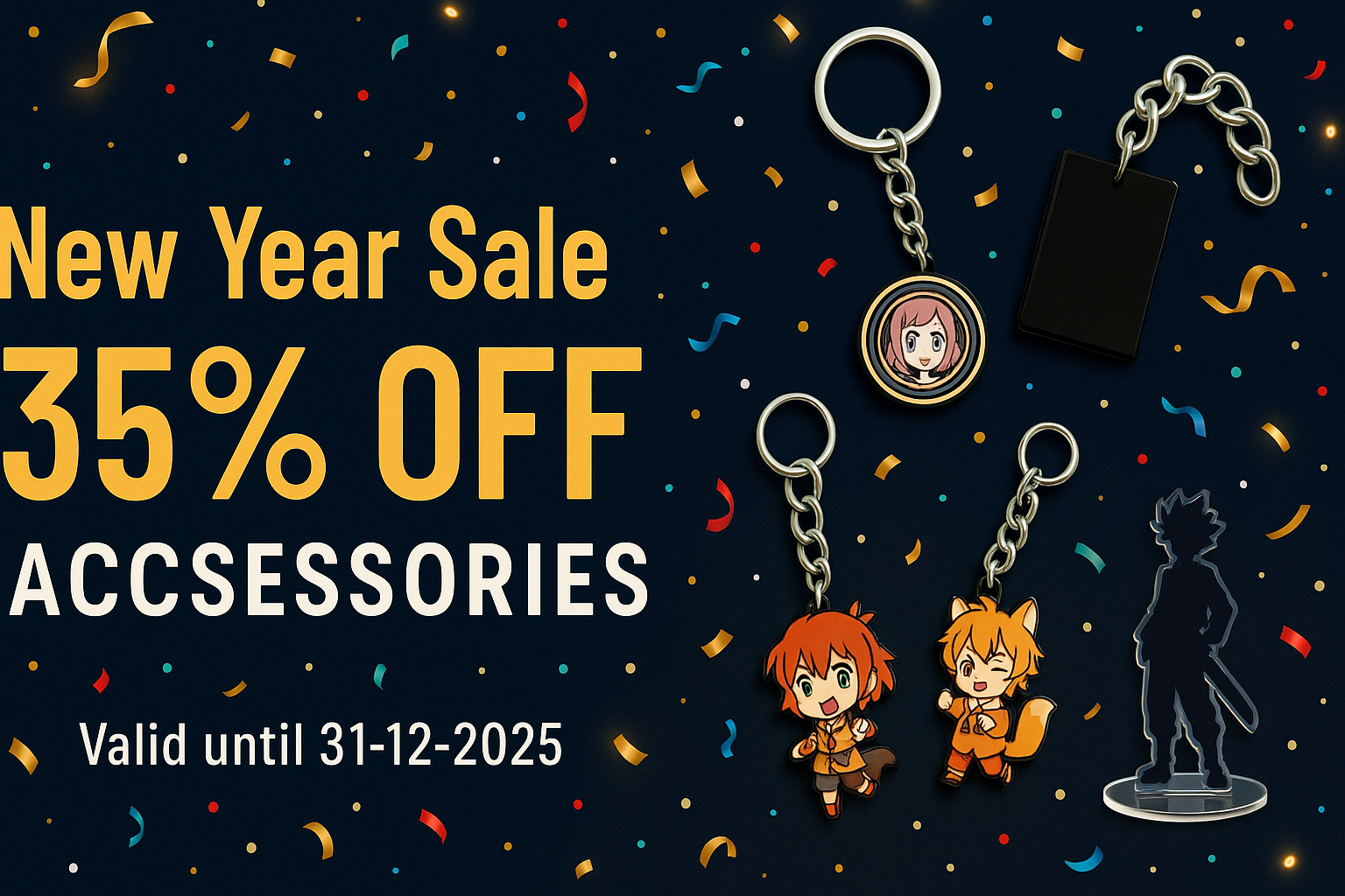 New Year 35% OFF – Anime Accessories