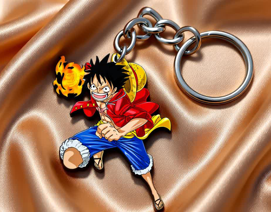 Luffy Fire Fist Keychain – One Piece